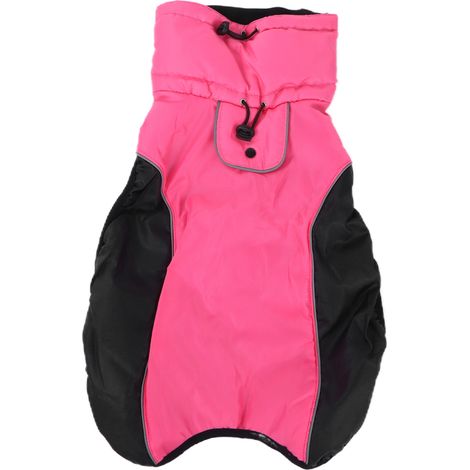 Manteau De Pluie Pour Chien - Imperméable Et Réfléchissant - Col Ajustable Et Doublure Polaire - Pour Grandes Races - Taille 2xl (1/5)
