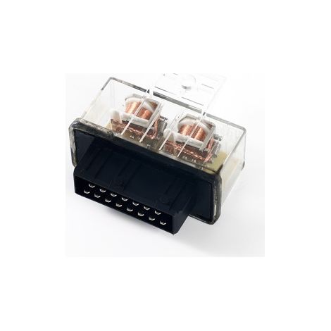 Iranian car fan, Hyundai. Asia KI Peugeot A car fan relay, dual relay, 12V 40A.