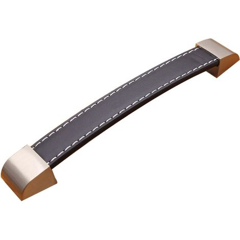 Poignée de tiroir en similicuir PU pour armoire, bagagerie ou penderie (192 mm) (1/5)