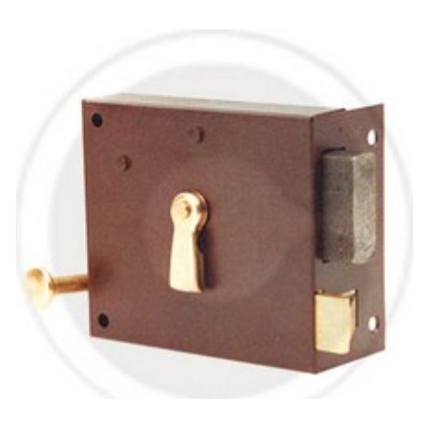 serrure de porte art 175 avec 4 ressorts entrA e droite 60 mm