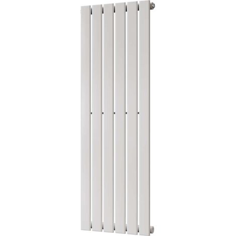 Typhoon - White Vertical Radiator H1200mm x W408mm Single Panel (1/3)