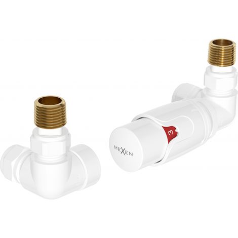 Mexen G00 Thermostat-Set, axial, weiß - W903-900-20 (1/3)