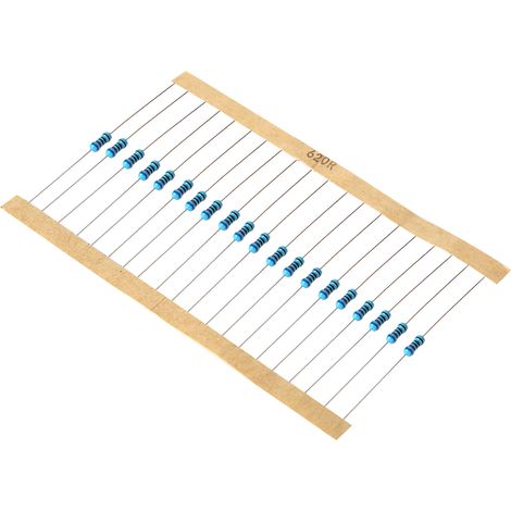 2600 Stück hochpräzise, isolierende, hitzebeständige und korrosionsbeständige Widerstände in verschiedenen Ausführungen für Heimwerkerprojekte und Experimente (1/5)