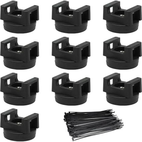 Lot de 10 clips magnétiques pour câbles de 22 mm, pour le bureau et la maison (1/5)