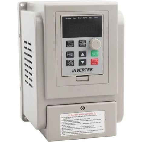 Inversor de frecuencia de 220 V y 4 kW - Controlador de velocidad trifásico monofásico - Rendimiento antidesconexión y de bajo ruido - Para motor de CA (1/5)