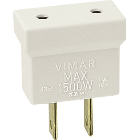VIMAR - 01351.B Adattatore 2P USA - P10 bianco