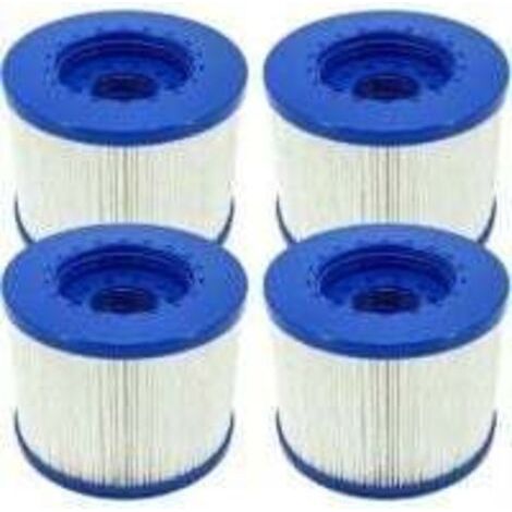 Filtre Spa Infinite a Visser, Cartouche Filtre à Vis pour Spa Gonflable Pas De Vis 60mm, Cartouche Filtre pour Spa, Compatible pour Cosy Spa, Clever Spa et de Plus 4 pièces