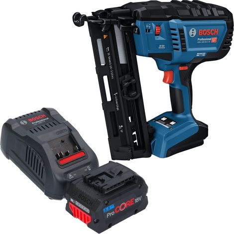 Bosch GNH 18V-64-2 M Professional Akku Holznagler 18 V 1,6 x 32 - 64 mm + 1x ProCORE Akku 5,5 Ah + Ladegerät