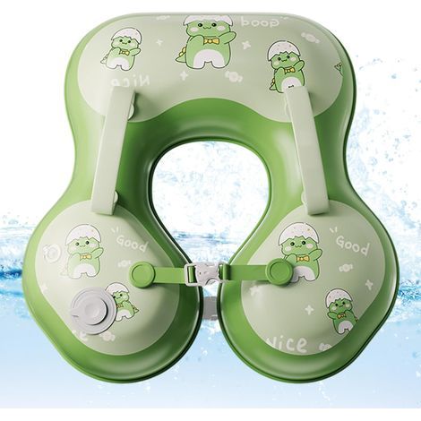 Salvagente gonfiabile in PVC per neonati con tracolla, facile da gonfiare, adatto a bambini dai 6 mesi ai 3 anni. (1/5)
