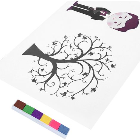 Photo d'identité pour la fête d'anniversaire d'un petit garçon : peinture avec empreintes digitales à faire soi-même. (1/5)