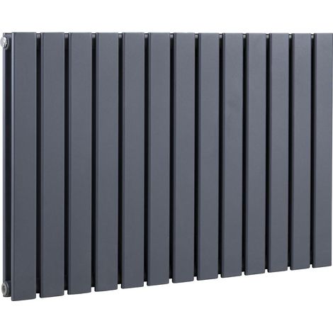 Baridi DH341 Horizontal Radiator Double Flat Panel 600 x 910mm Anthracite