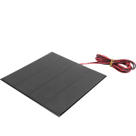 Module photovoltaïque en époxy polysilicium 6 V CC 4,5 W avec câble rouge et noir de 200 cm (1/5)
