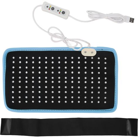 Ceinture LED Rouge et Infrarouge 660nm 150 puces pour Traitement Prostatique, Réduction de Douleur, Portable, Corps Bleu (1/5)