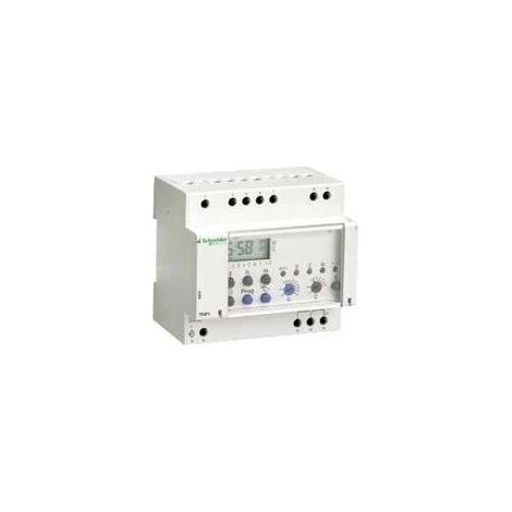 Schneider Electric – Thermostat programmable modulaire 1 zone 24h/7j - Plage de température 5 -30°C - Sonde ambiante - Rail DIN