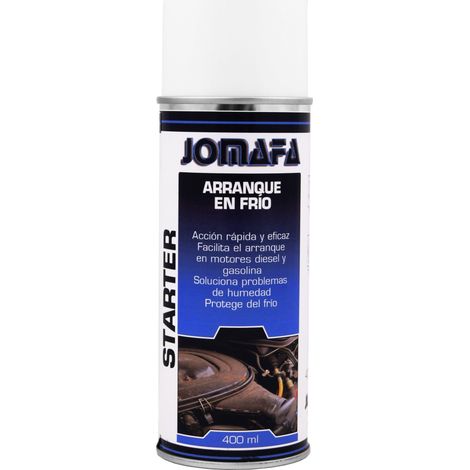 JOMAFA - Spray de autoarranque y ARRANQUE EN FRIO para motores COCHE, MOTO, AGRICOLA, ETC - 400ml