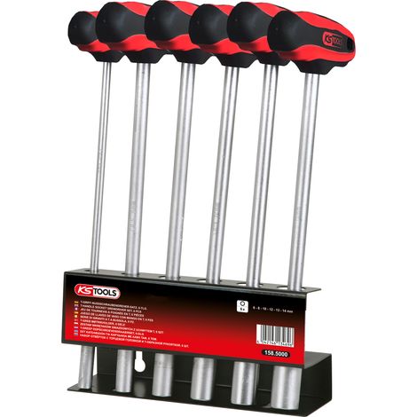 KS Tools T-Griff-Nussschraubendreher-Satz, 6-tlg., 6-14 mm