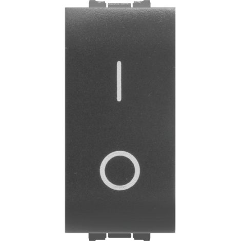 Feb Elettrica INTERRUTTORE BIPOLARE 16 AX Col. Antracite 20.00 pz
