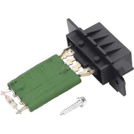 SJLERST Résistance de Ventilateur de Soufflante,Résistance de ventilateur de chauffage 5 broches 6480.55 AC, résistance de moteur de ventilateur de chauffage de remplacement pour CITROEN BERLINGO (1/5)