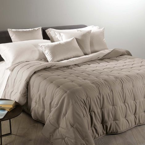 Couette Douce Duvet Chaude et Respirant pour Ete et Hiver, Lavable en Machine, Disponible 170x265 cm, Couette 220x265, 260x265, Couverture Lit 1 Personne et 2 Personnes