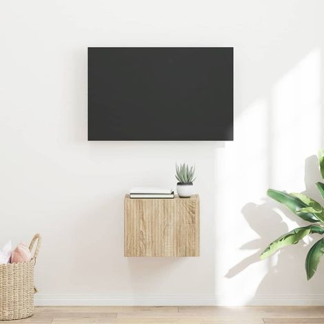Meuble TV mural-Banc TV-Meuble Télé suspendu Sonoma 60 x 31 x 29.5 cm Bois d'ingénierie 426595 (1/5)