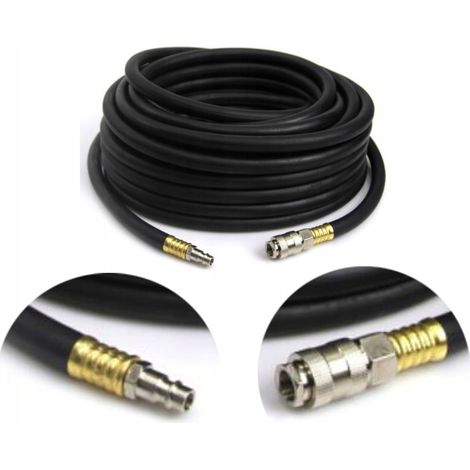Tuyau pneumatique serti pour compresseur 10 x 17 mm 20 m (1/5)