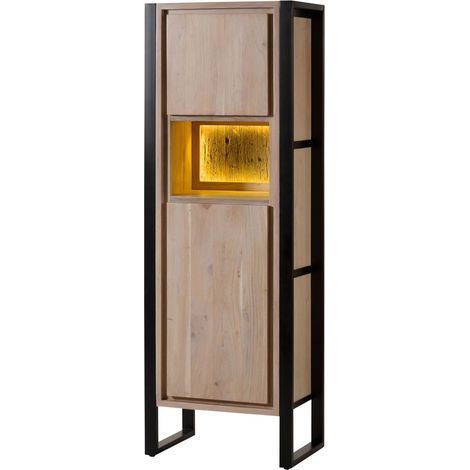 Standregal Akazie / Altholz 62x40x180 natur lackiert DENVER 105