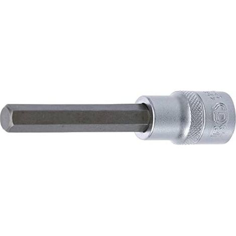 Douille à Embouts 100 mm - 12,5 mm (1/2), Six Pans Intérieurs 10 mm - Précision et Robustesse - D-Work