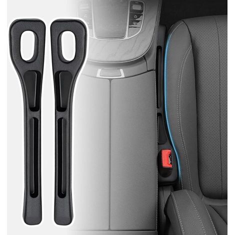 Lot de 2 coussins de remplissage universels pour siège auto, compatibles avec la plupart des modèles de voitures (noir) (1/5)