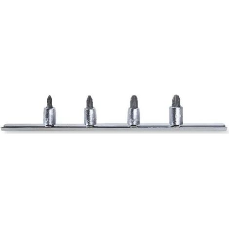 Beta 900PH/SB4 Jeu de douilles pour tournevis Phillips 1/4" chromé 4pcs.