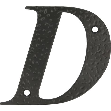 -CAHERSA- Letra D-4" Acero Negro  AMIG (1/2)