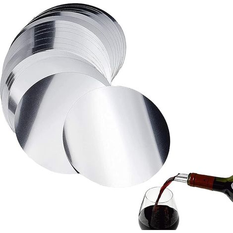 Verseur de Vin Disque Anti-Goutte Flexible Feuilles Anti-Gouttes Pourer Réutilisables pour Restaurant, Bar D'hôtel, Bistro et à la Maison (1/5)