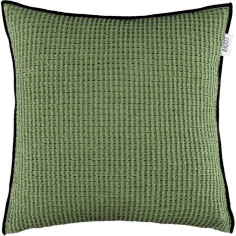 SCHÖNER WOHNEN Fodera per cuscino decorativo FLEX - 1 pezzo 38x38 cm, verde