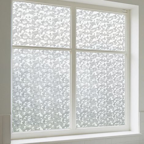 Self-Adhesive 3D Privacy Window Film for Glass Windows (1/5)