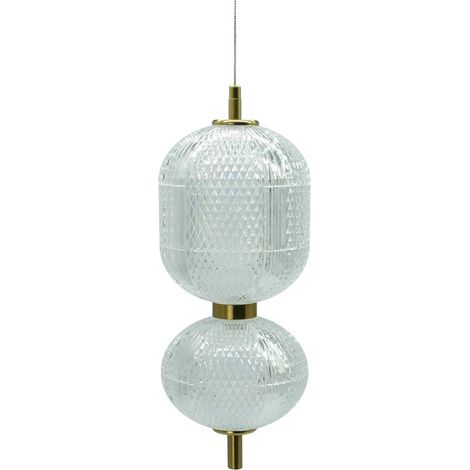 Suspension LED 30W double boule or Amerilla II IdeaLED (1/5)