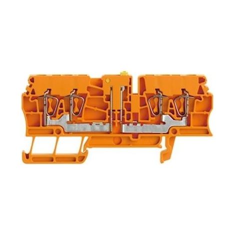 Bloc de jonction de test sectionnable Raccordement à ressort 2.5 mm² 400 V 16 A pivot WEIDMULLER 7920940000