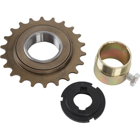 Roue libre 22 dents pour vélo avec adaptateur 30 mm, kit d'adaptation pour tricycle électrique, moto et karting. (1/5)