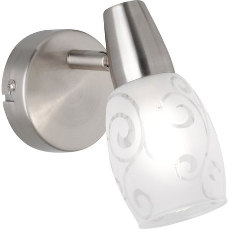 Faretto da Interno  E14 in Metallo Nickel Opaco