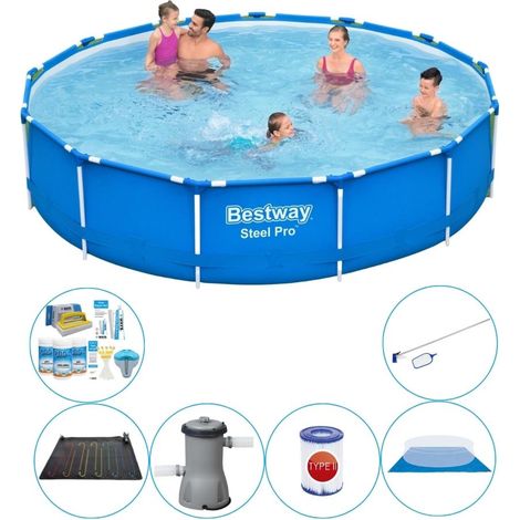 Bestway Bestway Steel Pro Ronde - 396x84 cm - 7-pièces S22109
