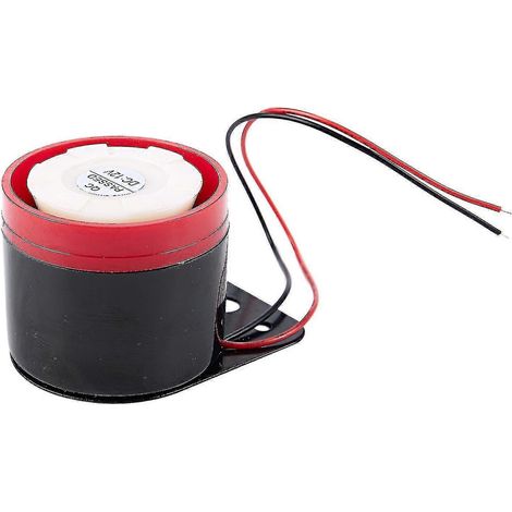 -1 120db 12v CC Sirena Sonido Zumbador Electrónico Alarma de Emergencia (1/3)