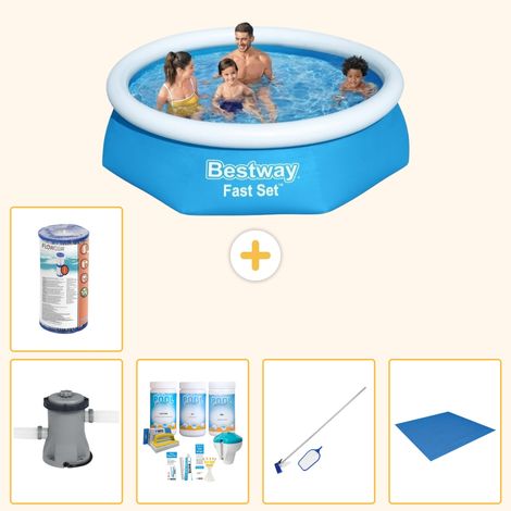 Bestway Bestway Fast Set Ronde - 244x61 cm - 6-pièces S22006 (1/5)