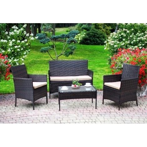 Kaffeeset für Terrasse/Balkon Rodos Technorattan (1/5)