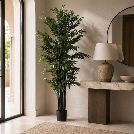 200cm Fire Retardant Natural Bamboo Tree - Premium Quality (1/5)