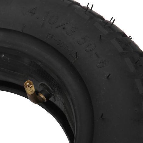 Tire and inner tube 4.10/3.50-6 for mobility scooter and lawnmower (1/5)