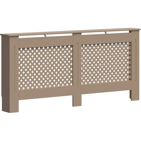 vidaXL Copertura per Radiatore 172x19x81,5 cm in MDF