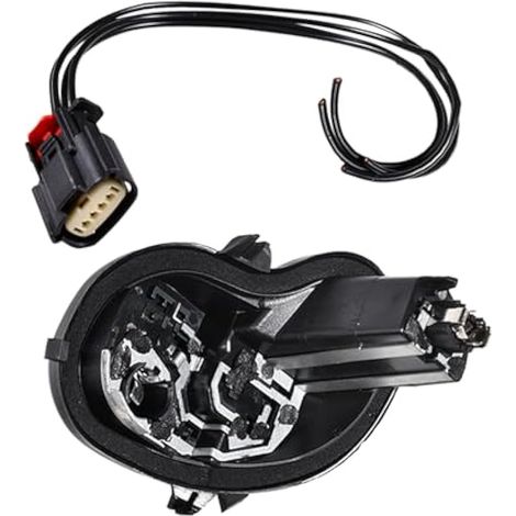 Passende linke Rücklichtfassung, Rücklichtlampenfassung mit Reparaturstecker, Fahrerseite, kompatibel mit Vauxhall Astra K 2016- 39001577 Rücklichtlampenfassung