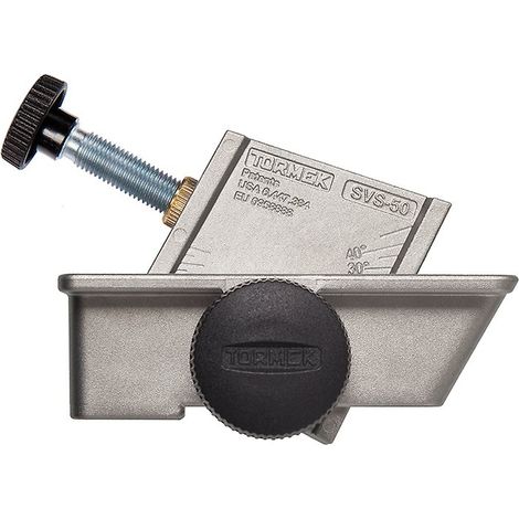 Tormek – Dispositif d'affûtage SVS-50 pour gouges jusqu'à 50mm – Affûtage symétrique – Sièges interchangeables – Pour ciseaux de tour à bois