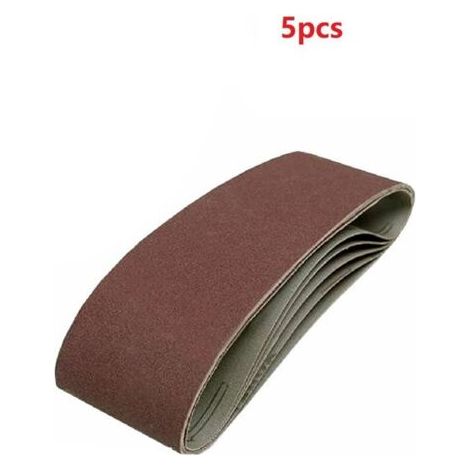 royaluxe-Lot de 5 bandes abrasives 75 x 533 mm, Grain 80, 80 (1/2)