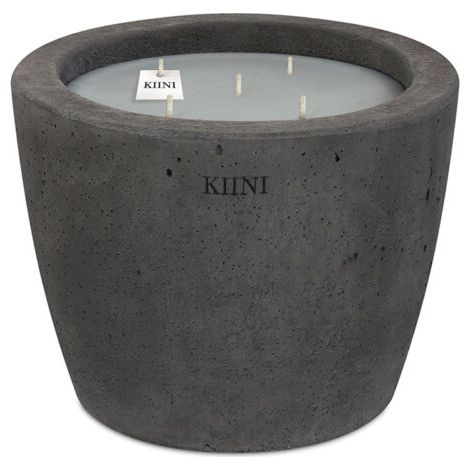 KIINI Betonkerze Sojawachs Modernes Design S Graphit (1/3)