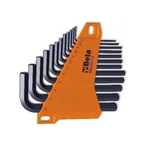 Llaves Allen Brunite 2,0/10 pz.12 96N/Sc12 Beta