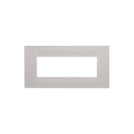 PLAQUE GEO 6P NATUREL BEIGE SATIN GEWISS GW16406VL (1/2)